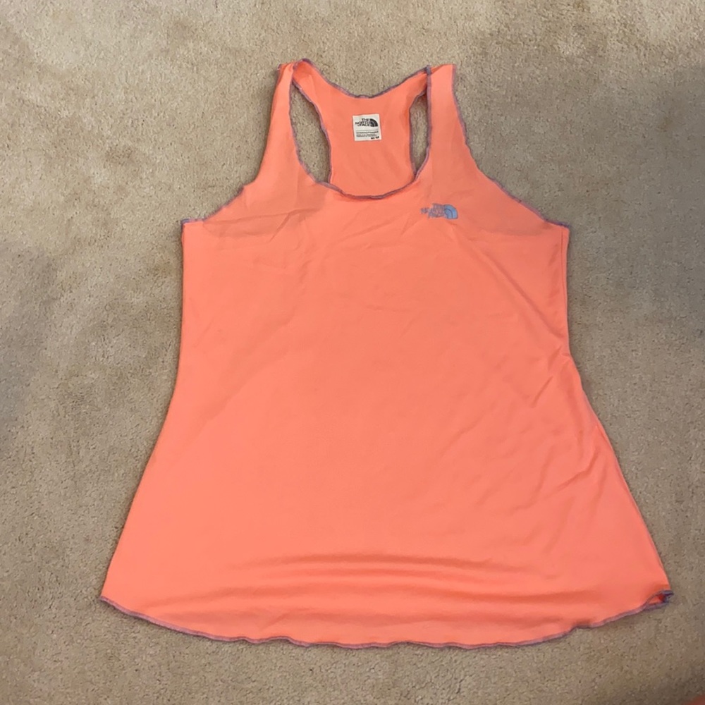 Melon colored North Active Tank Face Tank sz M